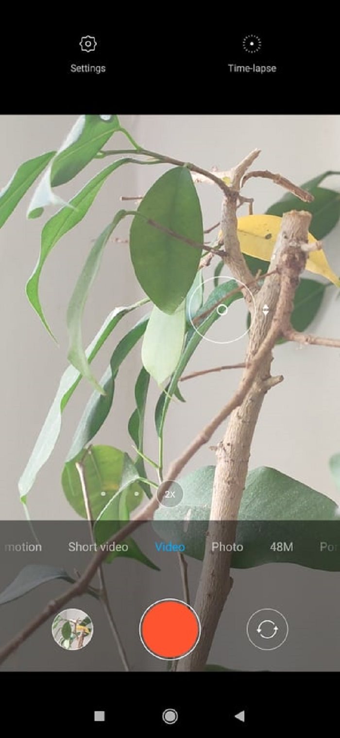 Xiaomi MIUI - kamera video