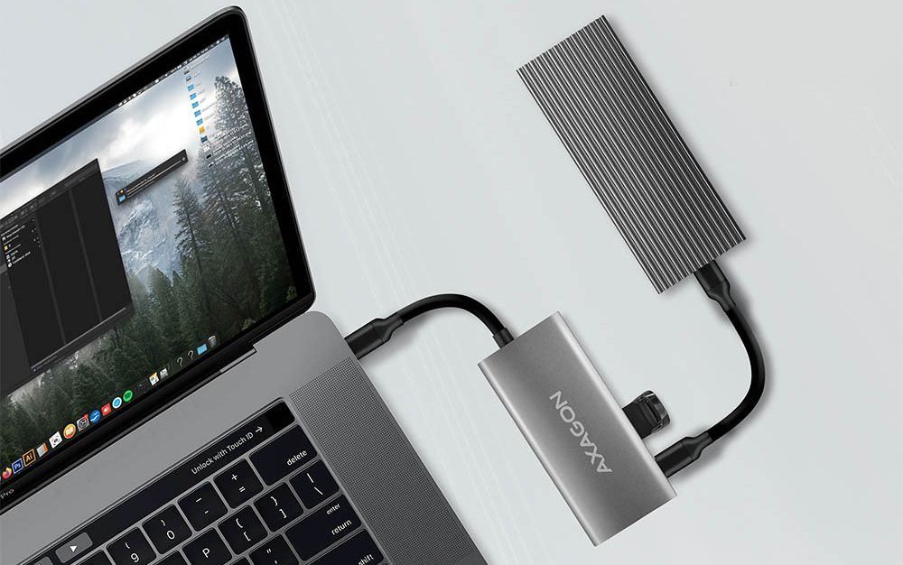 AXAGON HMC-4G2 4-in-1 Hub