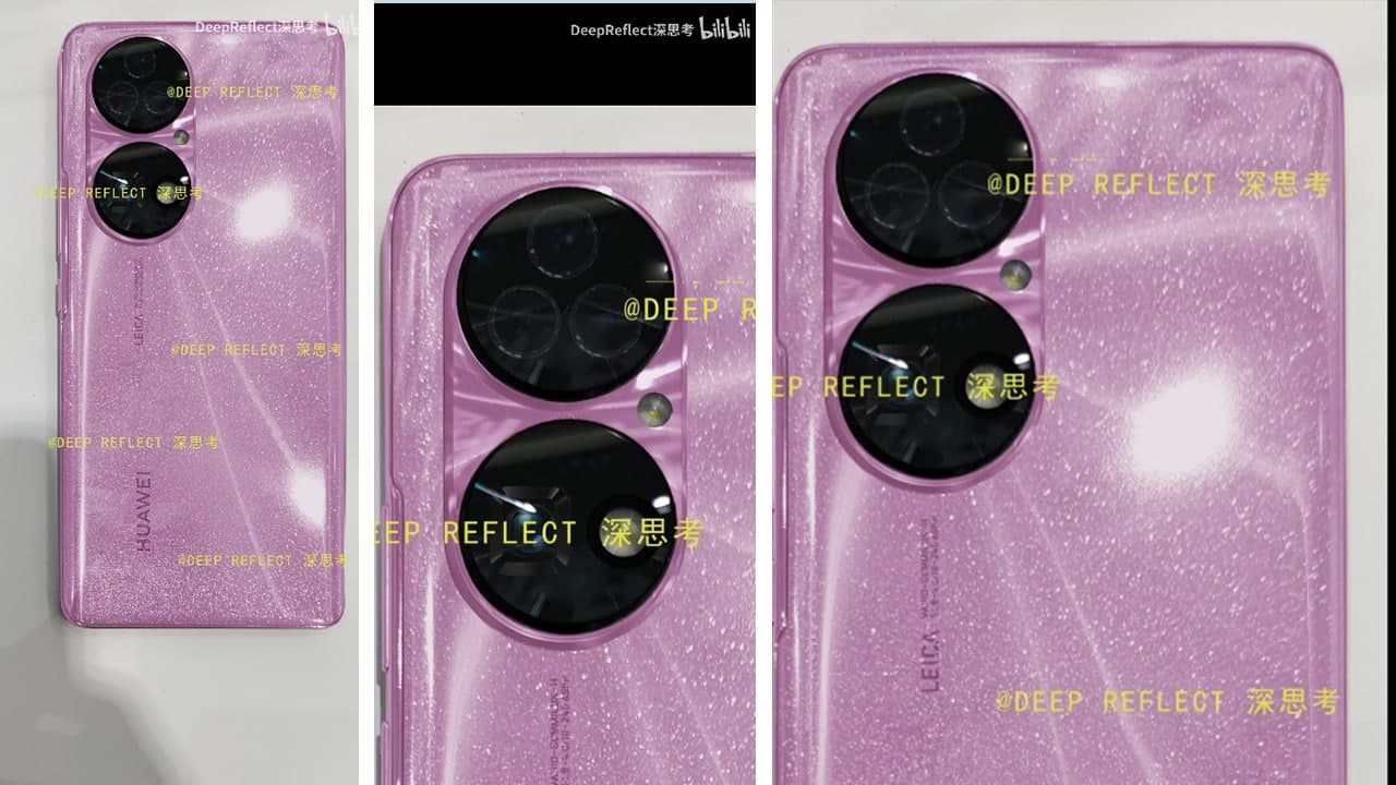 Huawei P50, rózsaszín