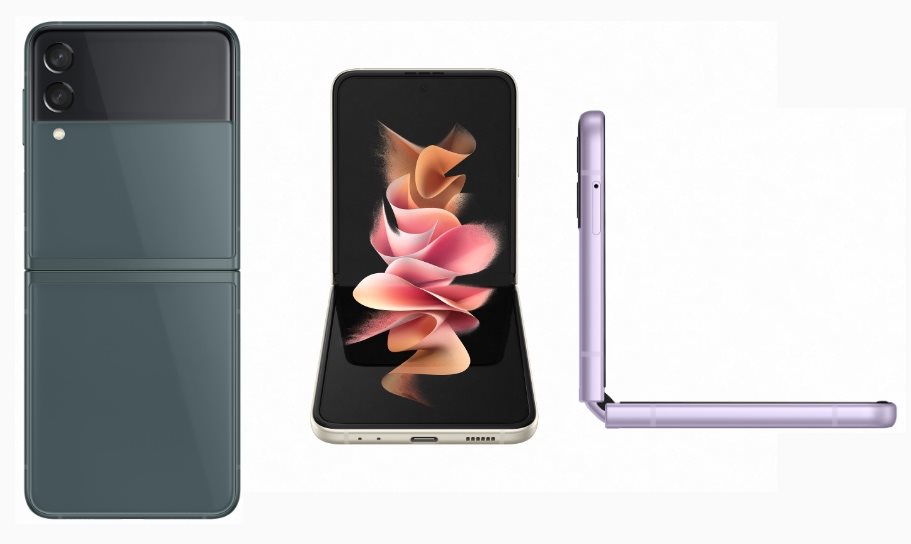 Samsung Galaxy Flip 3 5G, szétnyitási lehetőségek