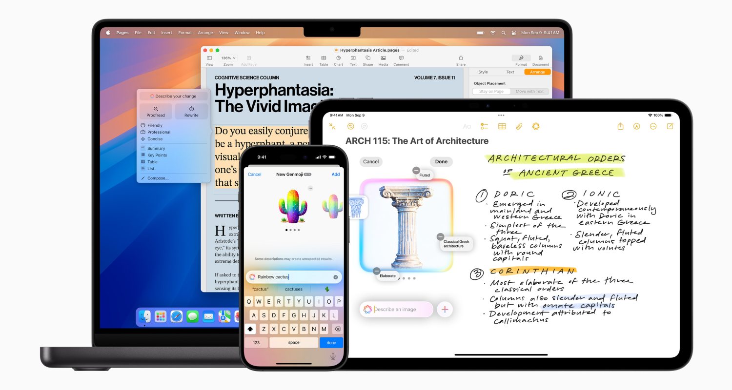 iOS 18, AI funkciók