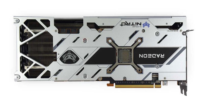 Sapphire NITRO+ RX 6700 XT 12G; hátoldal