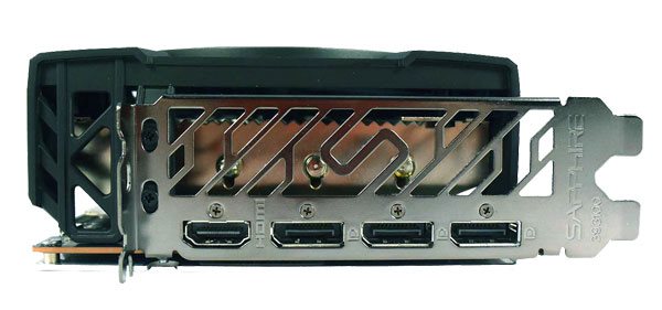 Sapphire NITRO+ RX 6700 XT 12G; képkimenetek