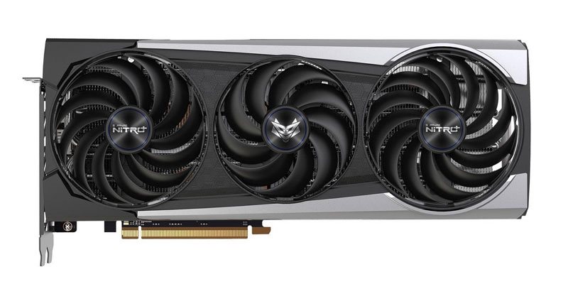 Sapphire NITRO+ RX 6700 XT 12G; elülső oldal