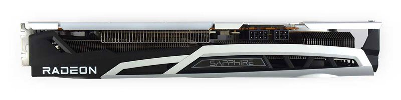 Sapphire NITRO+ RX 6700 XT 12G; felső oldal