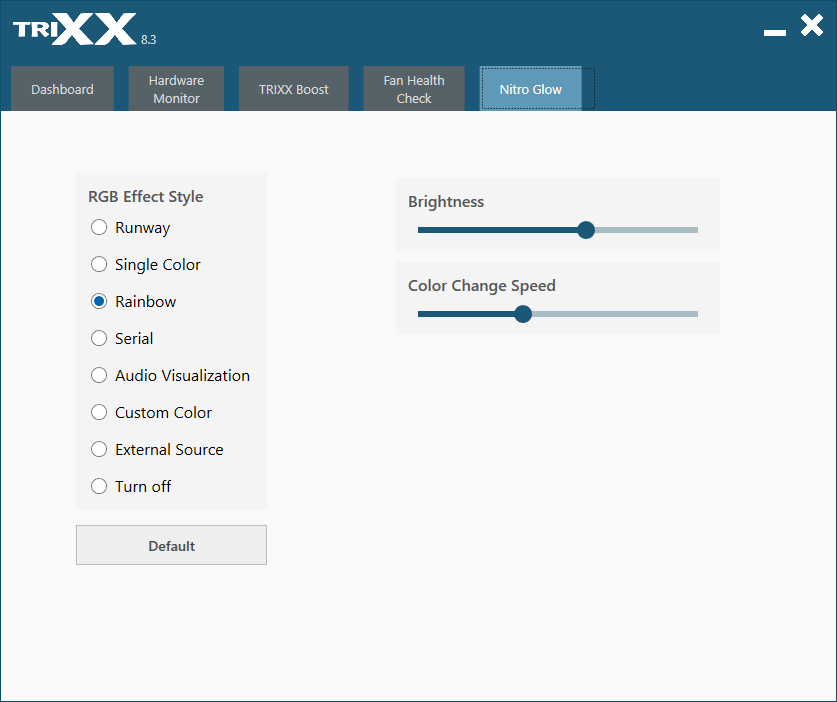 Sapphire NITRO+ RX 6700 XT 12G; TriXX - Nitro Glow