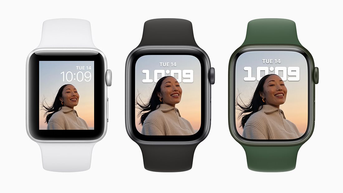 Apple Watch 7: kijelzőkeretek