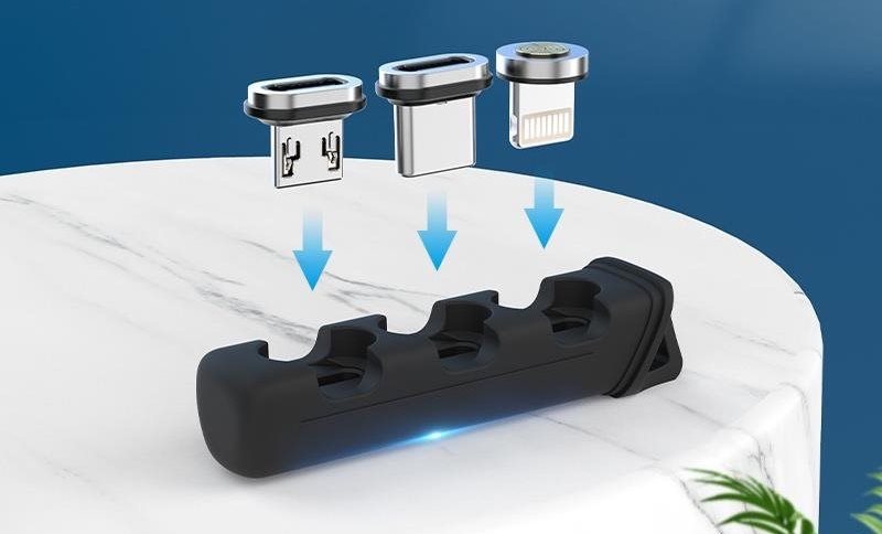 Mágneses kábelek, csatlakozó tok