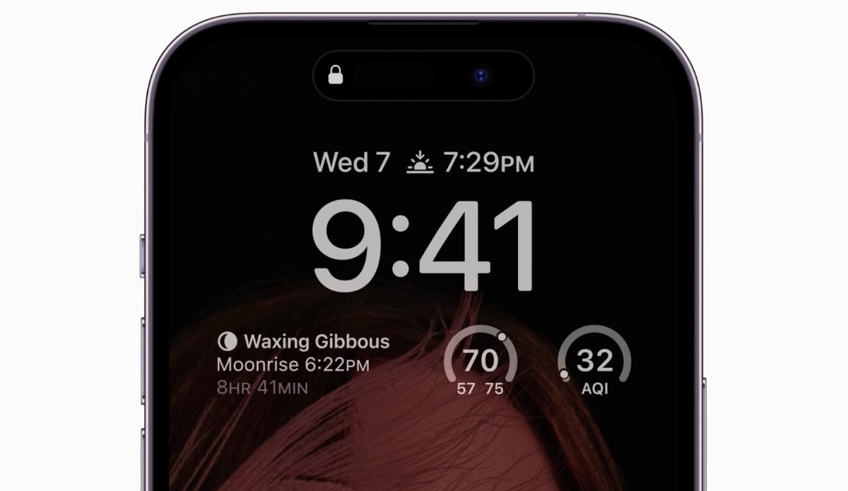iPhone 14, az új iPhone 14 Pro széria Always-on kijelzője