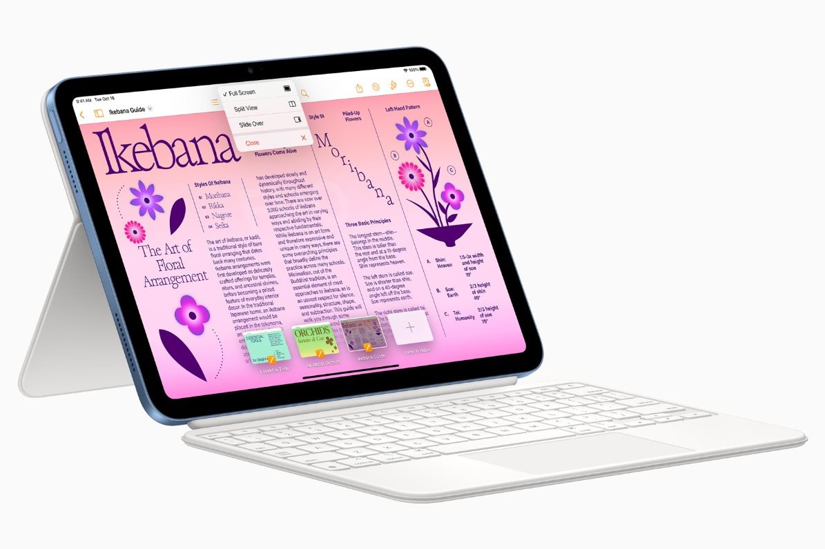 10. generációs iPad - Magic Keyboard Folio billentyűzet