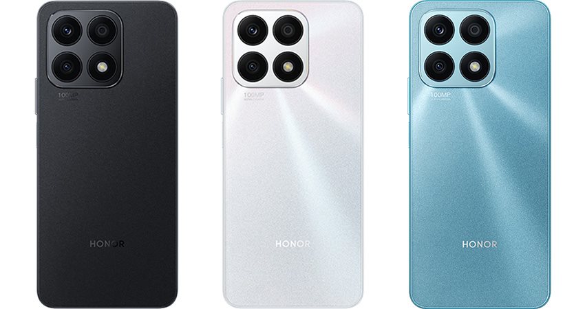 Honor X8a dizájn, színváltozatok
