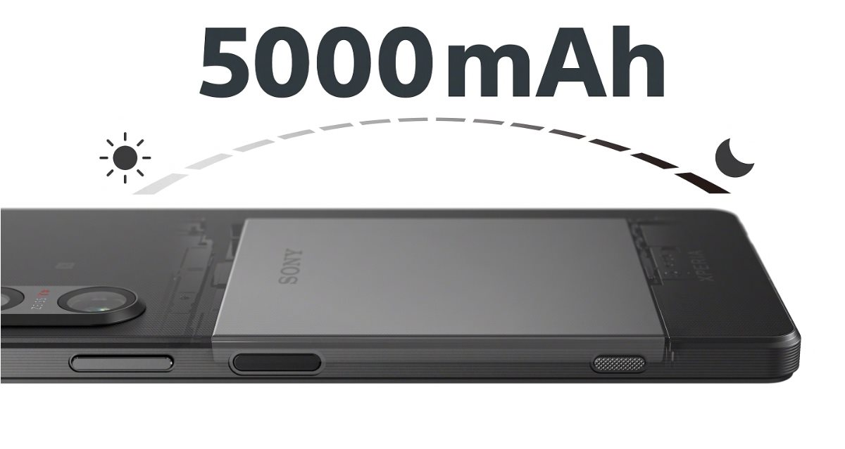Sony Xperia 1 V, akkumulátorkapacitás