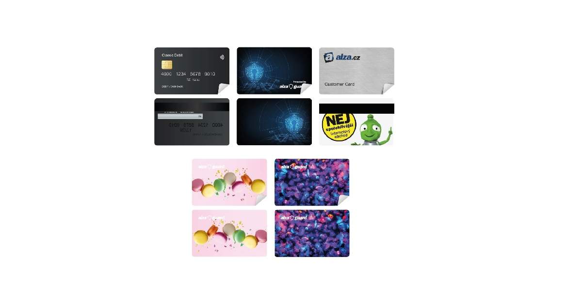 AlzaGuard Hero SlimTag, AlzaGuard matricák