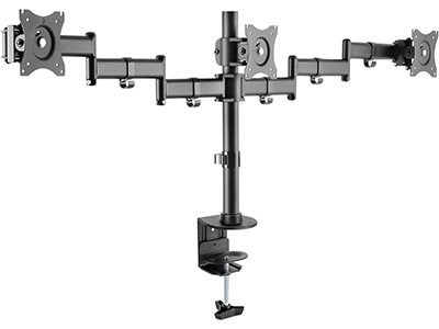 Monitor állványok három monitorhoz