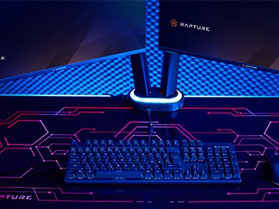 Rapture monitor tartók