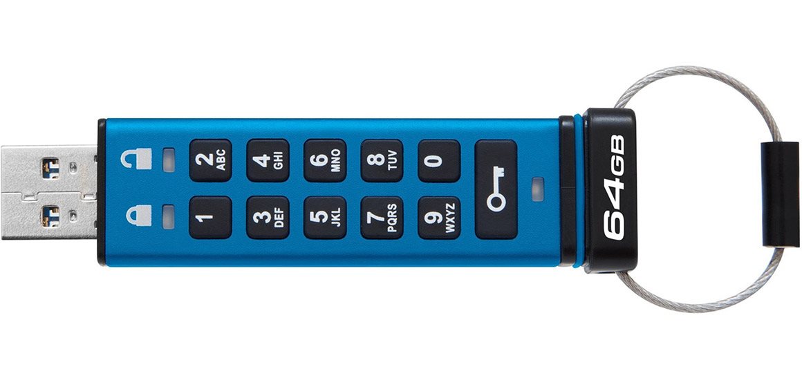 AES titkosítással védett USB flash meghajtó