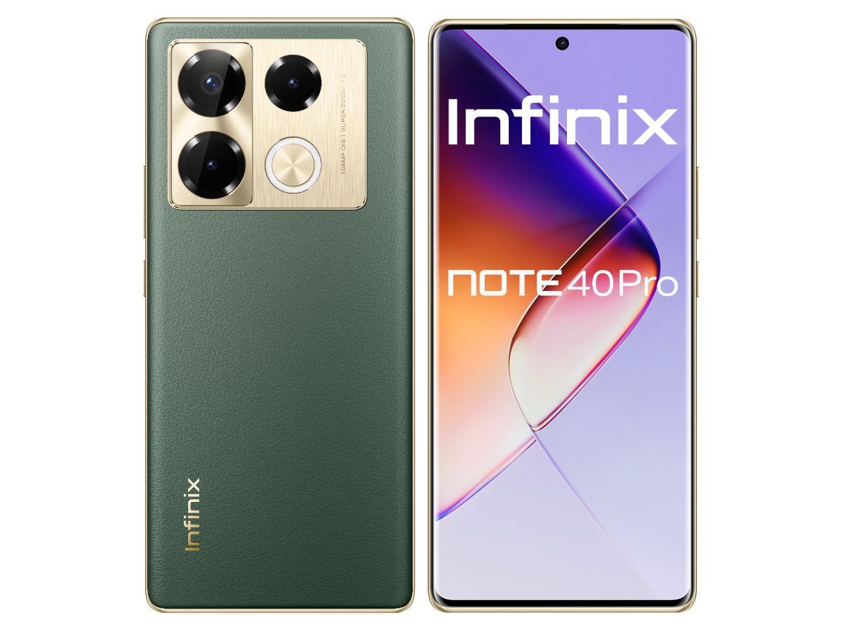 Infinix Note 40 Pro, dizájn