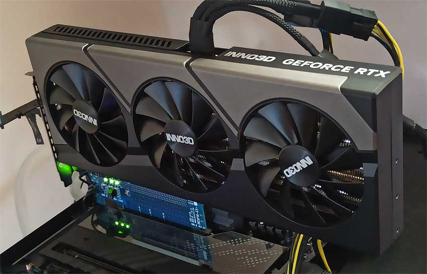 Inno3D RTX 4080 SUPER X3 16G tesztelése
