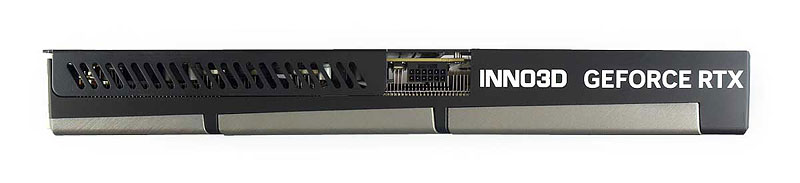 Inno3D RTX 4080 SUPER X3 16G; felső lap