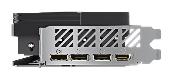 Gigabyte RTX 4070 Ti SUPER Windforce MAX OC 16G; videokimenetek