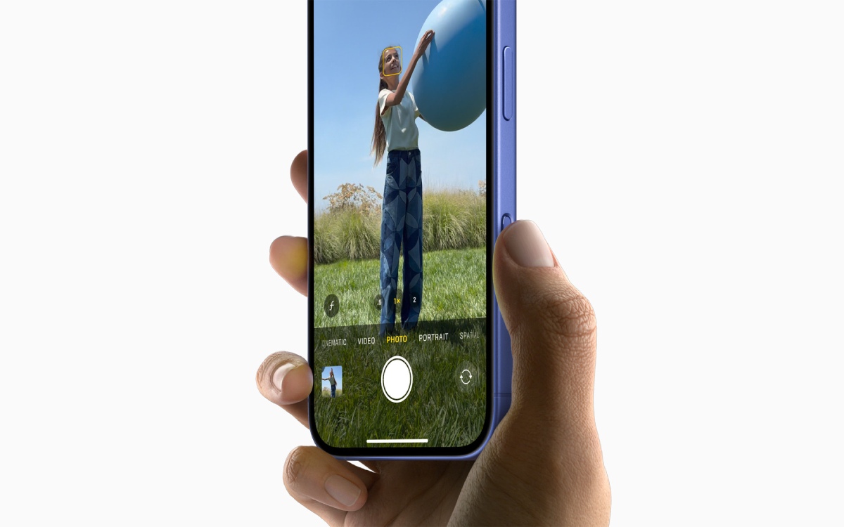 iPhone 16, kameragomb