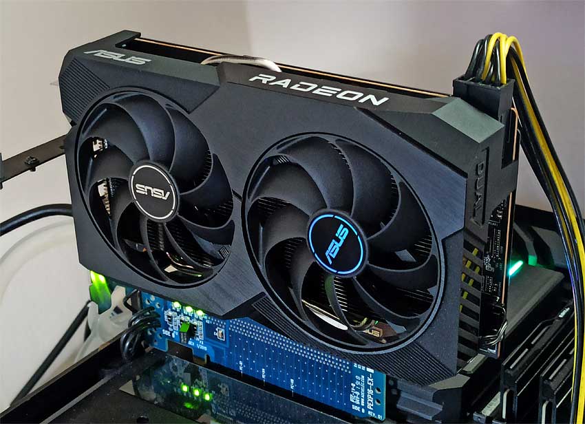 Asus DUAL RX 7600 08G V2; Alza.hu