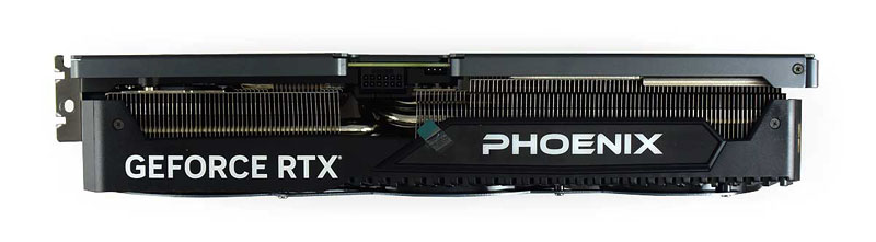 Gainward RTX 4070 Ti SUPER PHOENIX GS 16G; felső nézet
