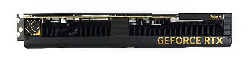 Asus ProArt RTX 4080 SUPER O16G; felső oldal