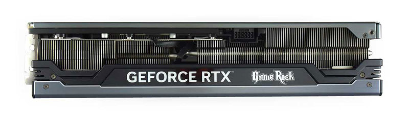PALiT RTX 4070 Ti SUPER GameRock OmniBlack 16G; felső oldal