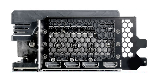 PALiT RTX 4070 Ti SUPER GameRock OmniBlack 16G; kijelzőkimenetek