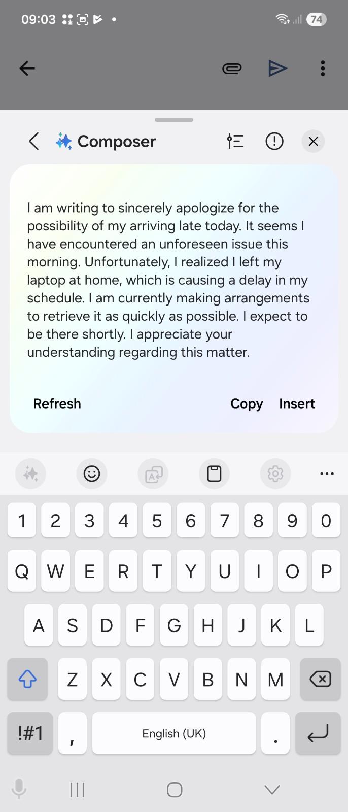 Samsung Galaxy Z Flip7, software