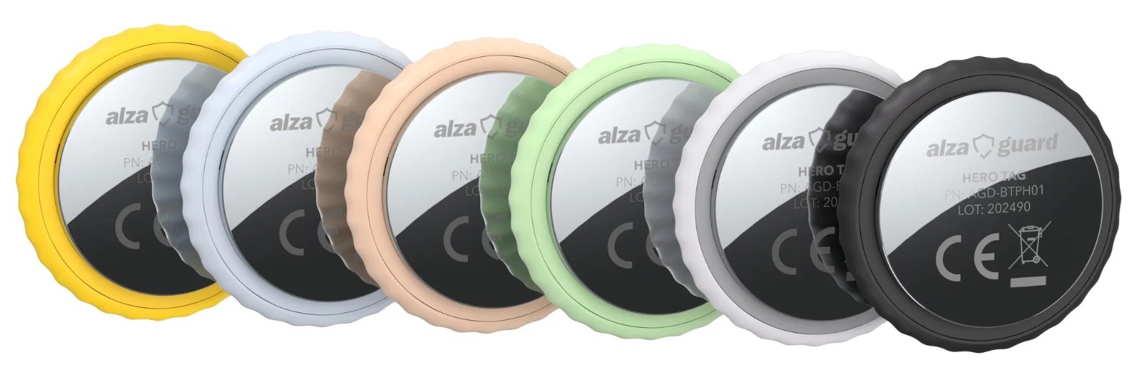 AlzaGuard Premium Hero Tag, színváltozatok