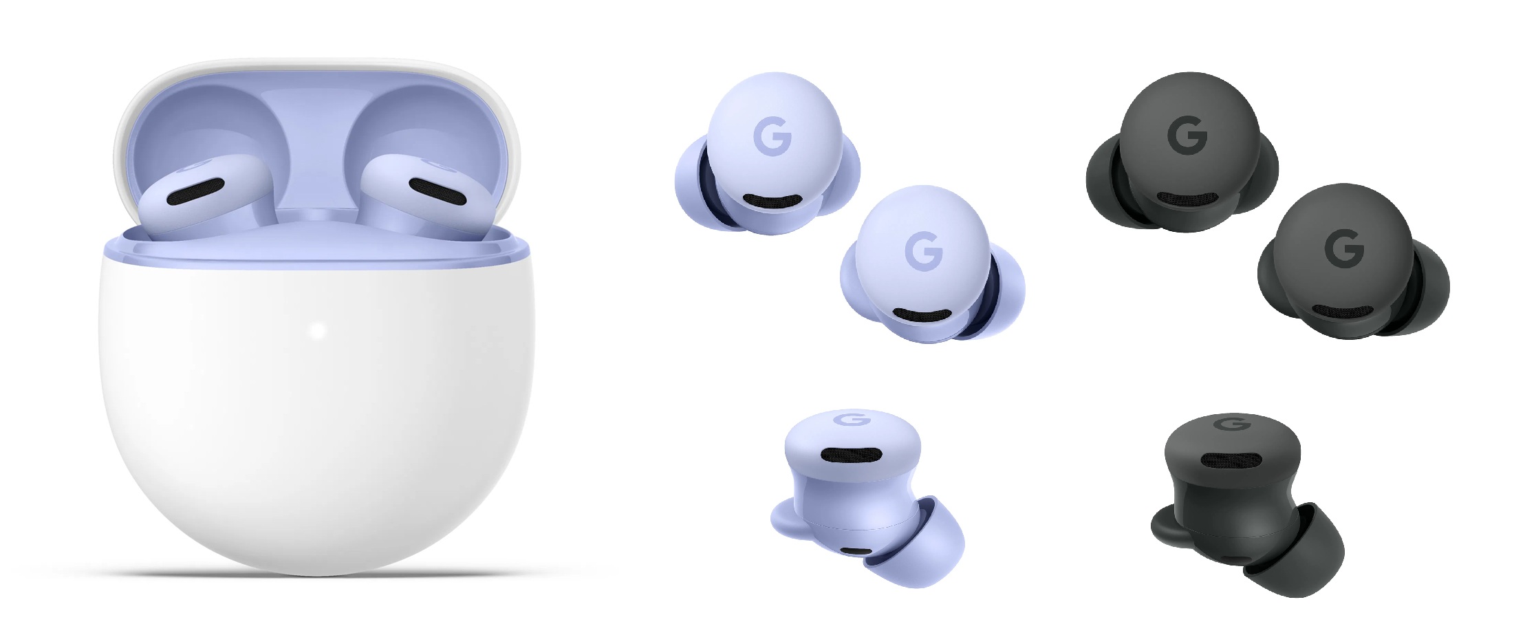 Google Pixel Buds 2a, dizájn