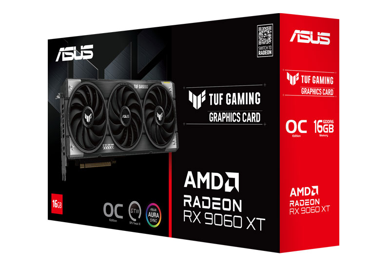 Asus TUF RX 9060 XT O16G Gaming videokártya