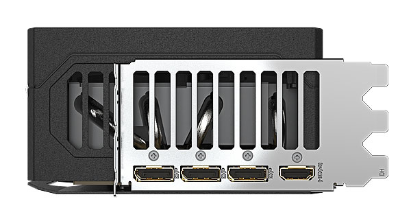 Gigabyte AORUS RTX 5080 MASTER 16G; képi kimenetek 