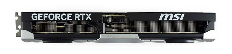 MSI RTX 5070 Ti 16G VENTUS 3X OC; felső oldal