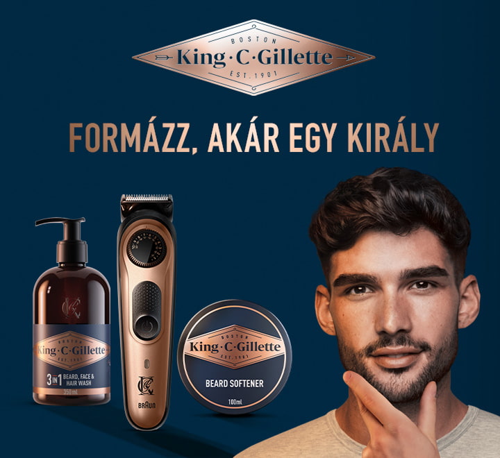King C Gillette termékek