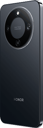 Honor Magic8 Lite fekete változat elölnézetből