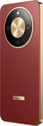 Honor Magic8 Lite vörösesbarna változat elölnézetből