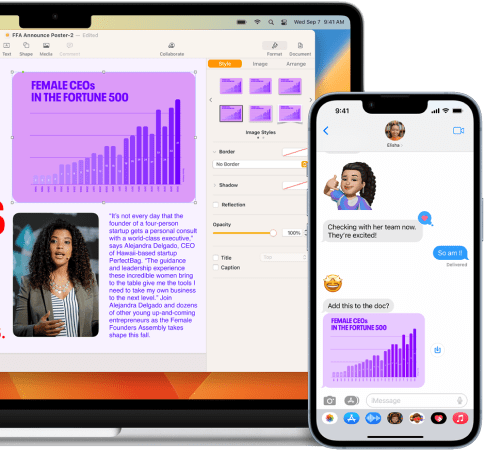Apple MacBook + iPhone