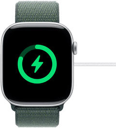 Egy majdnem teljesen feltöltött Apple Watch Series 10