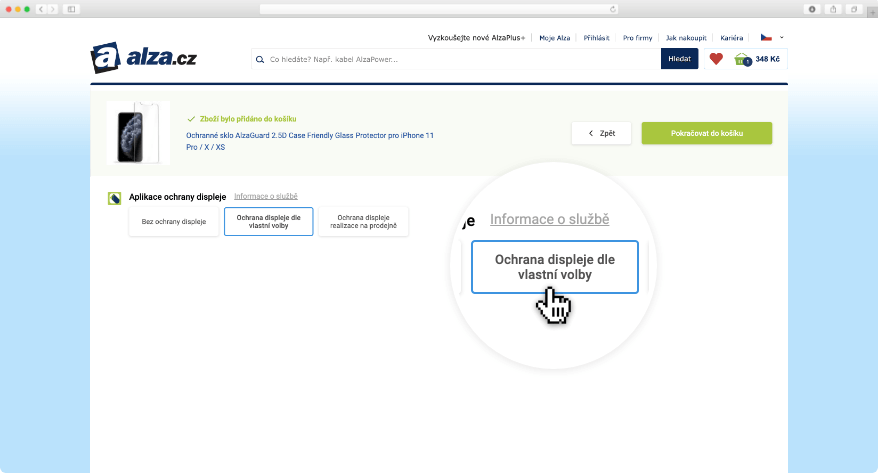screen protection of your choise screenshot place of service