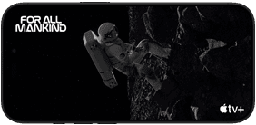 Jelenet a For All Mankind sorozatból, a Vörös Hold című 1. epizódból, Apple TV+-on, megjelenítve az iPhone 16 Pro-n
