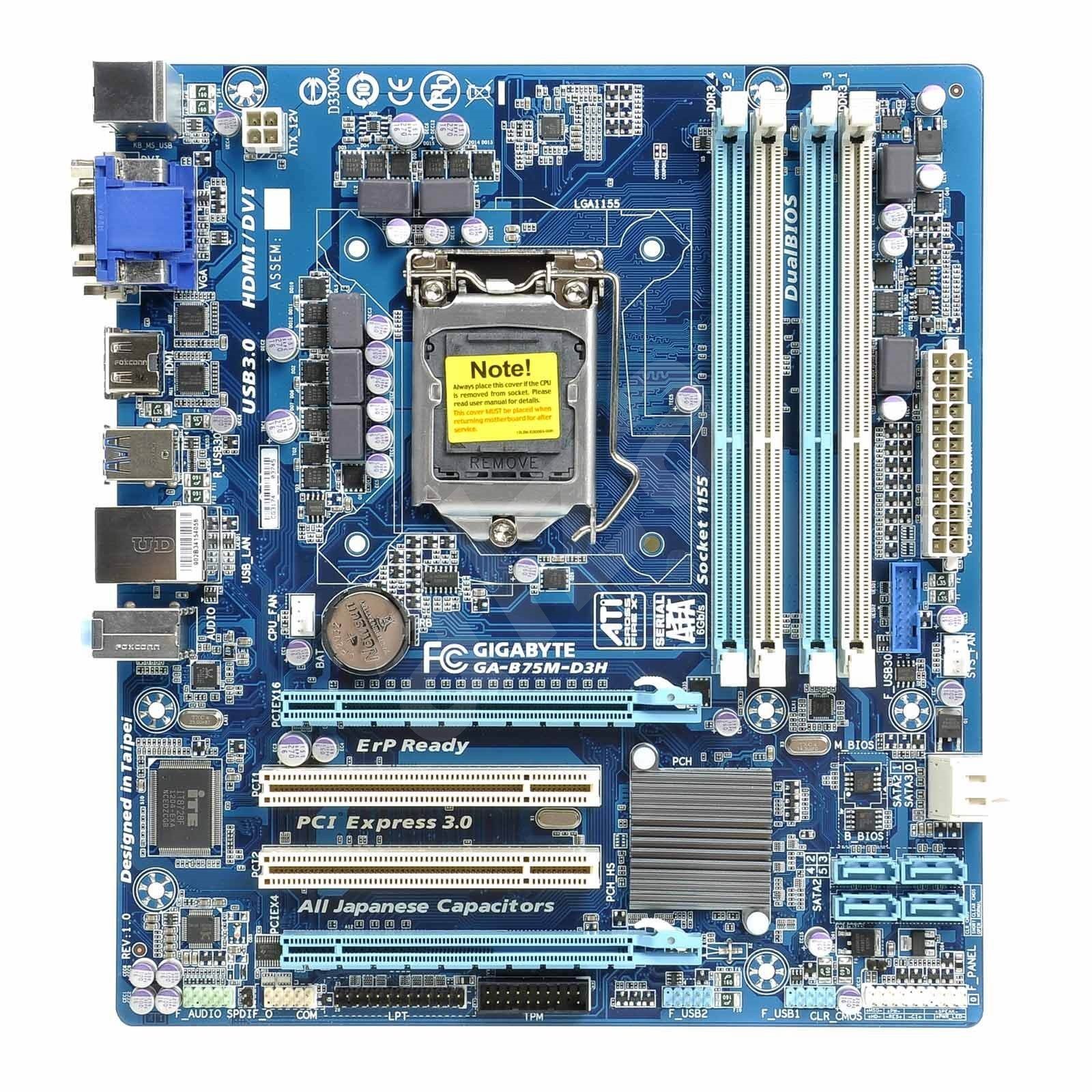 GIGABYTE B75M-D3H - Motherboard | Alza.hu