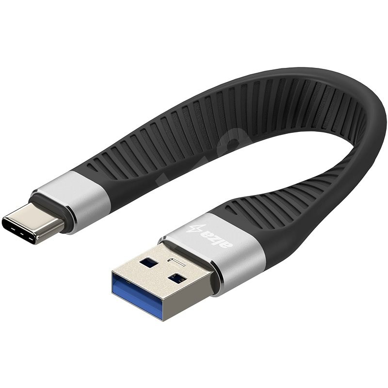AlzaPower Flex Core USB-C 3.1. Gen 1, fekete - Adatkábel