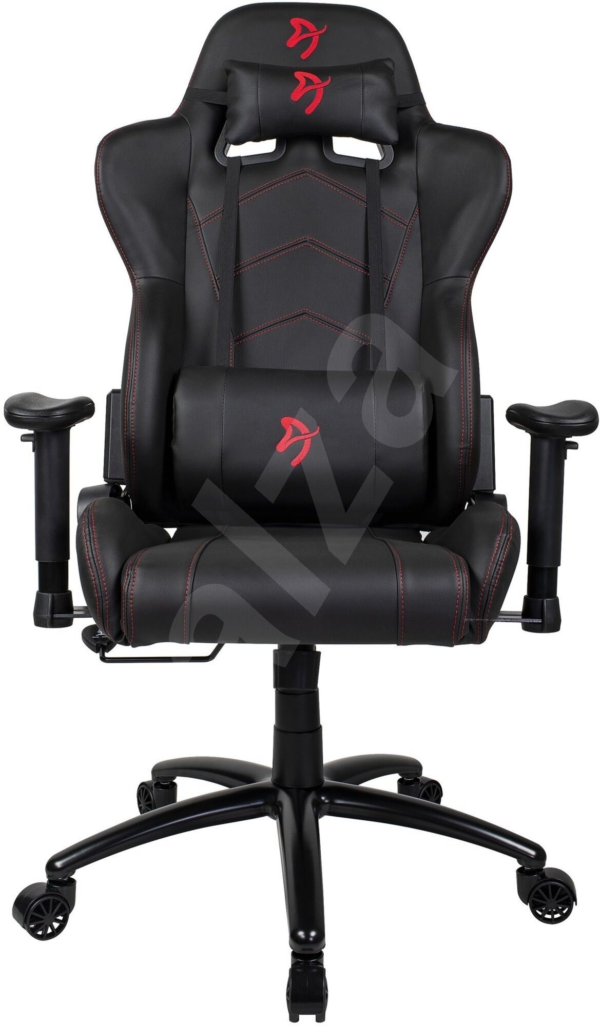AROZZI INIZIO Black PU fekete, piros logóval Gamer szék