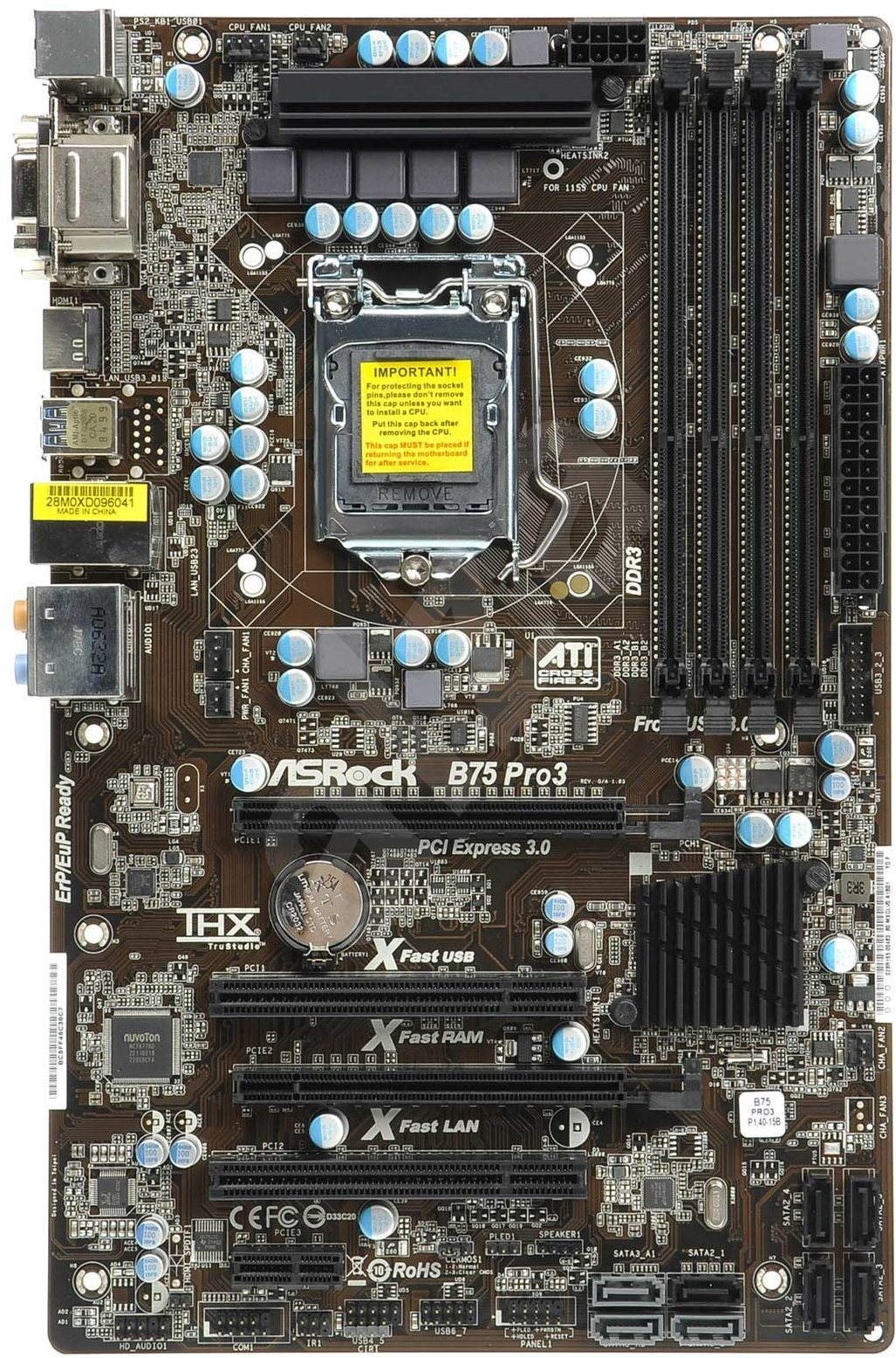 Материнская плата asrock b75 pro3 какой сокет