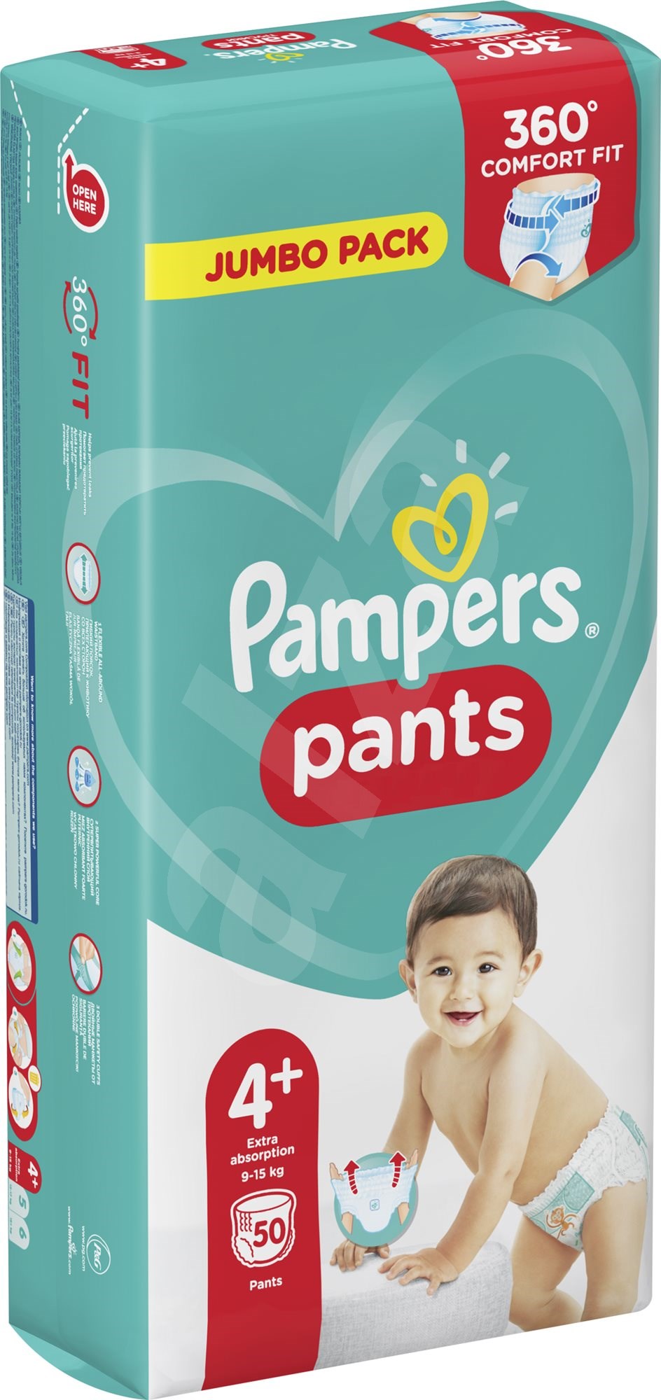 Pampers Pants Maxi+ 4+-os méret (50 db) - Jumbo Pack - Bugyipelenka