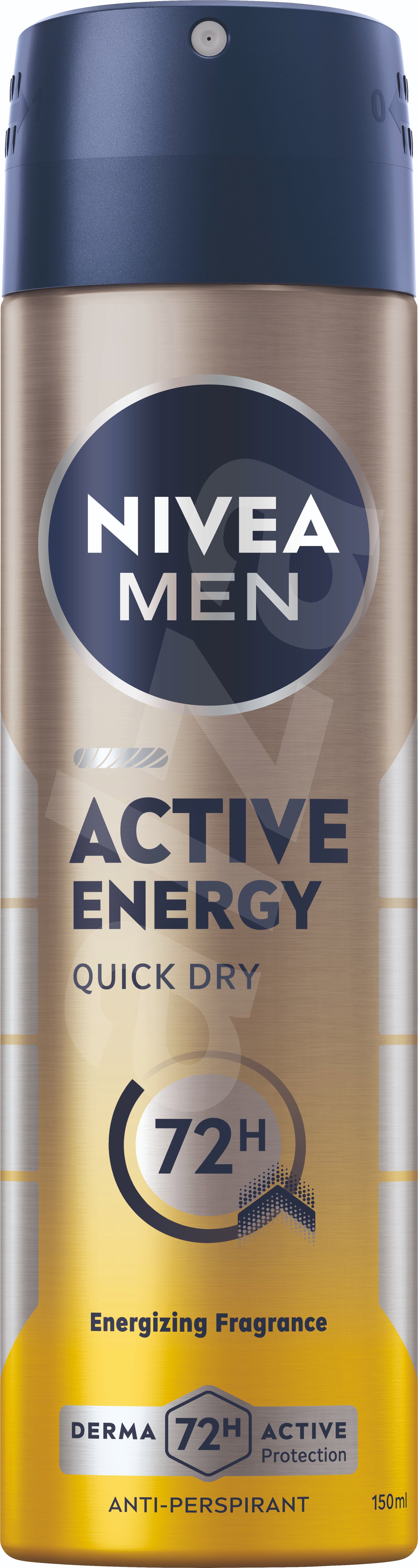 NIVEA MEN Active Energy Izzadásgátló 150 ml - Izzadásgátló