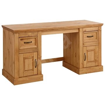 DANISH STYLE Yvet 150 cm, fenyőfa - Íróasztal